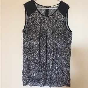 Daniel Rainn black/white sleeveless tank 3x
